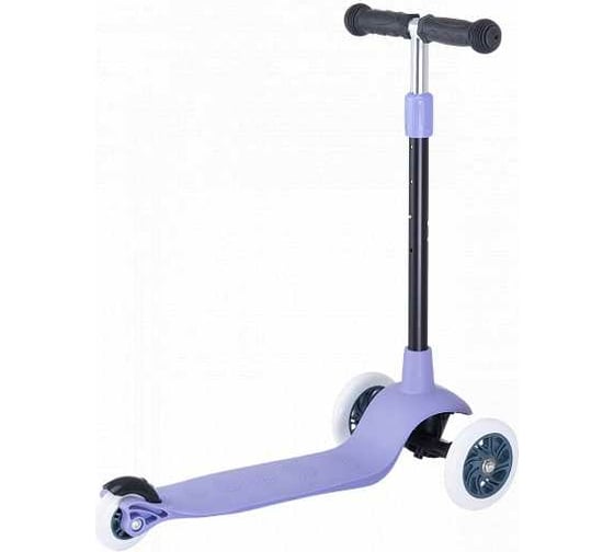 Самокат 3-х колесный RIDEX Hero, 120/80 мм, фиолетовый/серый УТ-00018412