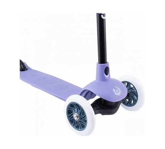 Самокат 3-х колесный RIDEX Hero, 120/80 мм, фиолетовый/серый УТ-00018412