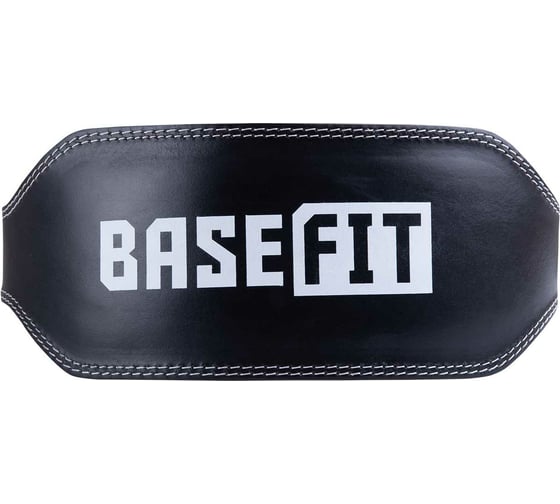 Атлетический пояс Basefit SU-303 6 дюймов, пресс-кожа, черный УТ-00018295