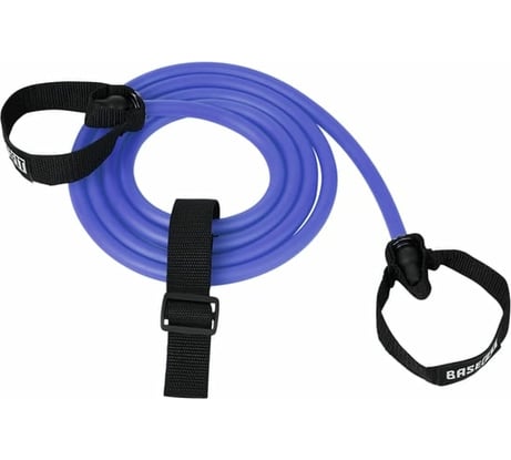 Эспандер лыжника-пловца Basefit ES-901 6 кг, heavy, 4x14x2200 мм, синий УТ-00019763