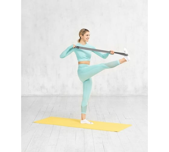 Ремень для йоги Starfit YB-101 180 см, серый УТ-00016642