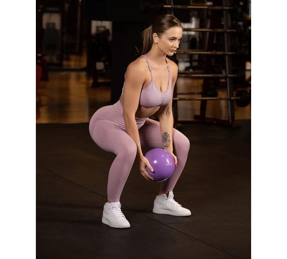Медбол Starfit GB-703 5 кг, фиолетовый пастель УТ-00018932