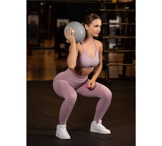 Медбол Starfit GB-703 6 кг, тепло-серый пастель УТ-00018933