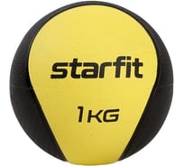 Медбол высокой плотности Starfit GB-702 1 кг, желтый УТ-00018934