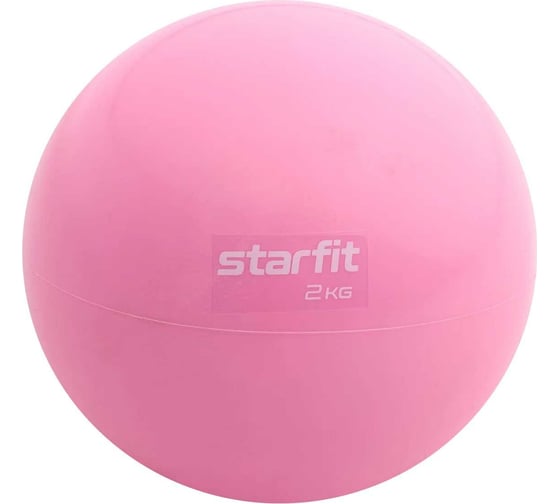Медбол Starfit GB-703 2 кг, розовый пастель УТ-00018929