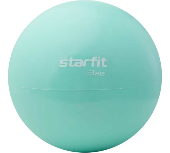 Медбол Starfit GB-703 3 кг, мятный УТ-00018930