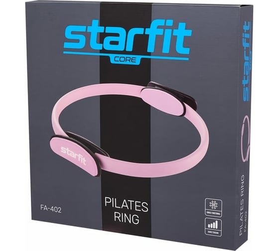 Кольцо для пилатеса Starfit FA-402 39 см, розовый пастель УТ-00019044