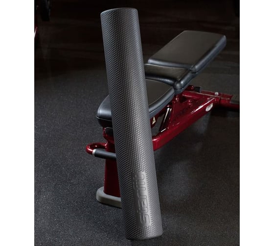 Массажный ролик Starfit FA-520 EVA, средняя жесткость, 90x15 cм, черный УТ-00019238