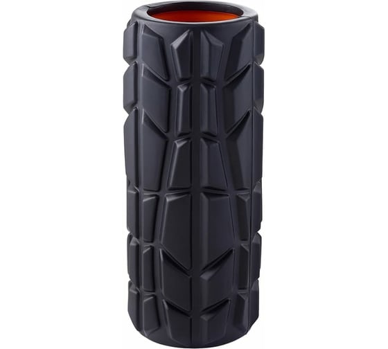 Массажный ролик Starfit FA-509 EVA/PP, высокая жесткость, 33x13.5 cм, черный/оранжевый ЦБ-00001502 1