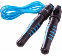 Скакалка Starfit RP-102 ПВХ со счетчиком, синий/черный, 3м 1/20 УТ-00007296