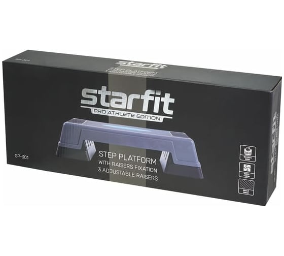 Трансформируемая трехуровневая степ-платформа Starfit SP-301 76x28x23 см УТ-00018677