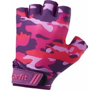 Перчатки для фитнеса Starfit WG-101, розовый камуфляж УТ-00020801