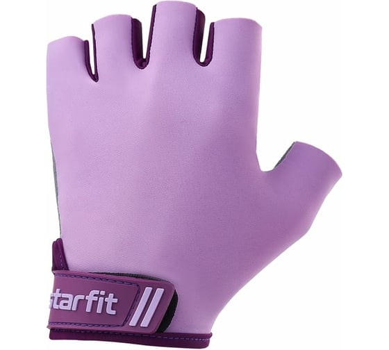 Перчатки для фитнеса Starfit WG-101, фиолетовый УТ-00020807 1