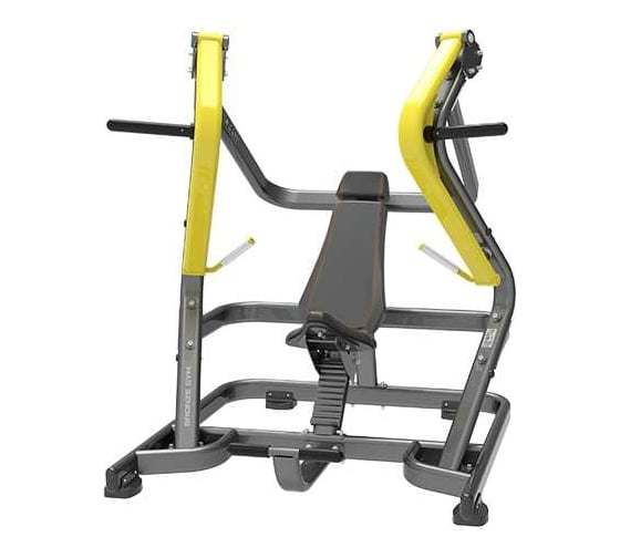 Тренажер для жима от груди широким хватом Bronze gym со свободным весом BG-PL-1708_MBBK