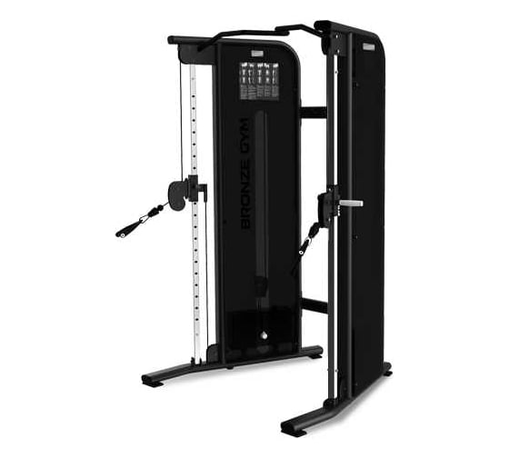 Тренажер для двойной регулируемой тяги Bronze gym NEO17 1
