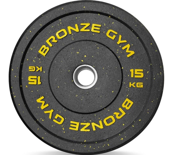 Бамперный диск Bronze gym 15 кг д 50 BG-BMP-15