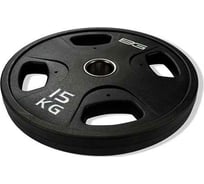 Олимпийский обрезиненный диск Bronze gym 15 кг BG-PA-PL-P150
