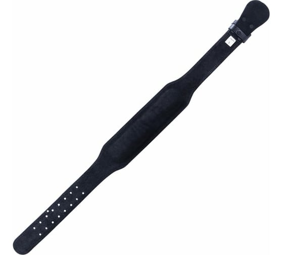 Атлетический пояс Starfit SU-320 4 дюйма, натуральная кожа, черный УТ-00016594