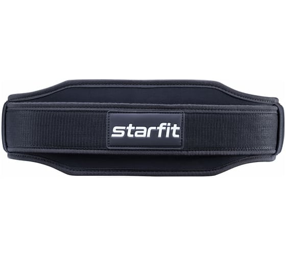 Универсальный пояс для фитнеса Starfit SU-310 текстиль, черный УТ-00018950