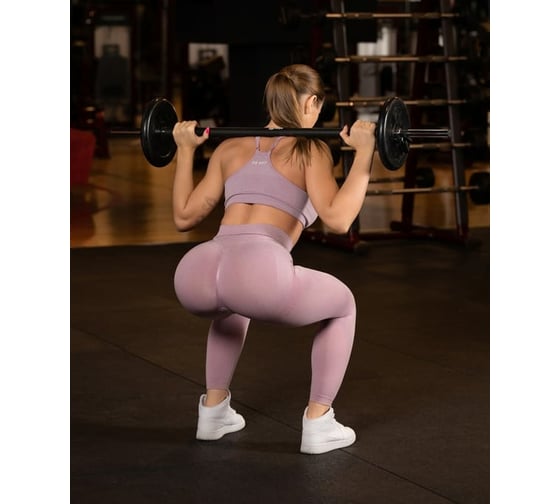 Гриф для аэробики Starfit BB-104 120 см, d=25 мм, неопреновый, с пружинными замками, черный УТ-00019781