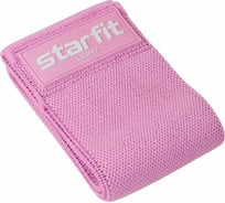 Мини-эспандер Starfit ES-204 низкая нагрузка, текстиль, розовый пастель УТ-00019057