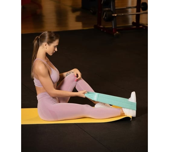 Мини-эспандер Starfit ES-204 средняя нагрузка, текстиль, мятный УТ-00019058