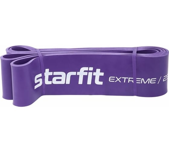 Ленточный эспандер для кросс-тренинга Starfit ES-803 23-68 кг, 208x6.4 см, фиолетовый УТ-00020252
