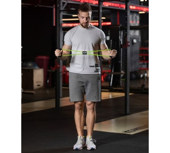 Мультифункциональный эспандер Starfit ES-603 Восьмерка, 6х9х1000мм, зеленый, 1/50 УТ-00009748