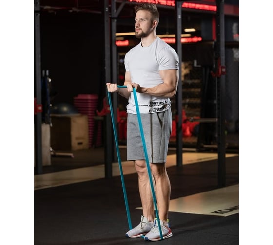 Ленточный эспандер для кросс-тренинга ES-803 11-36 кг, 208x2,9 см, синий Starfit УТ-00020249