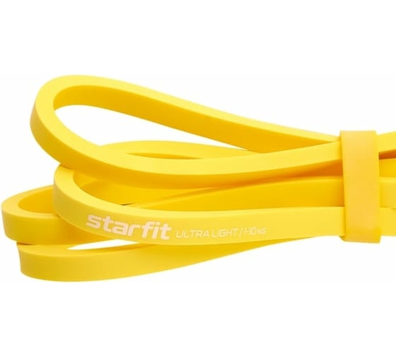 Ленточный эспандер для кросс-тренинга Starfit ES-803 1-10 кг, 208x0.64 см, желтый УТ-00020248
