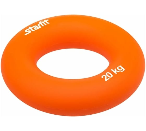 Кистевой эспандер Starfit ES-403 Кольцо, 20 кг, диаметр 7 см, оранжевый УТ-00015543