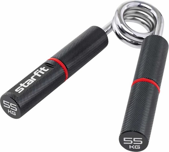 Пружинный металлический кистевой эспандер Starfit ES-405 55 кг, черный/красный УТ-00019252