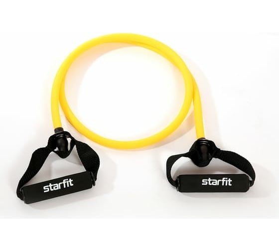 Трубчатый эспандер с ручками Starfit ES-602 4х14х1400 мм, желтый УТ-00019803