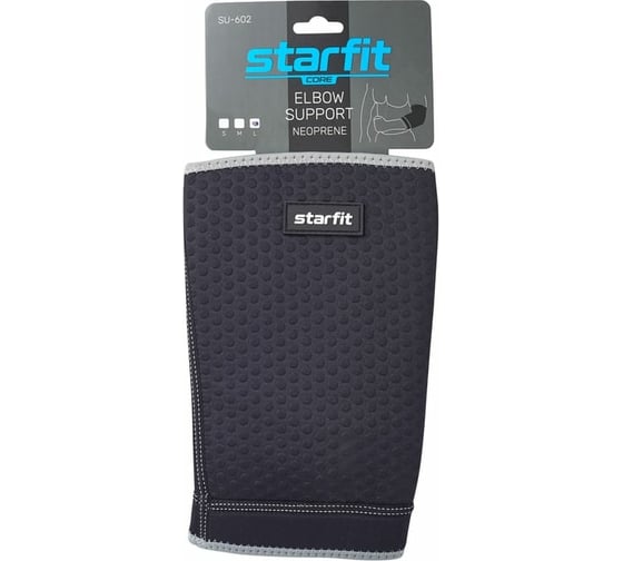 Суппорт локтя Starfit SU-602 неопреновый, черный УТ-00018585