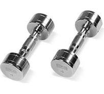 Хромированная гантель Bronze gym 4 кг BG-PA-DB-C04