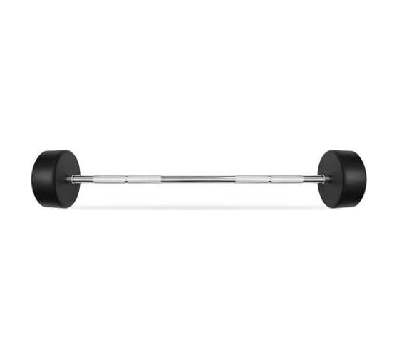 Обрезиненная прямая штанга Bronze gym 40 кг BG-PA-BB-S40 1