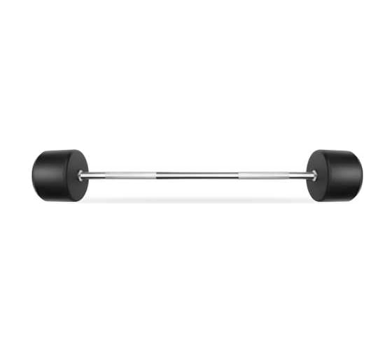 Обрезиненная прямая штанга Bronze gym 55 кг BG-PA-BB-S55