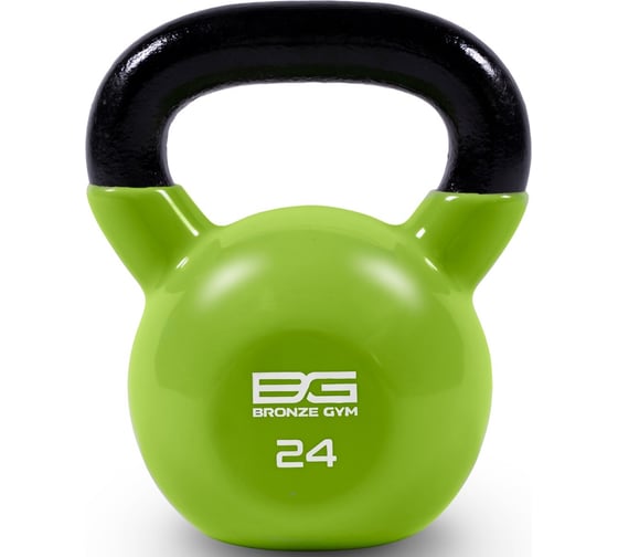 Гиря в виниловой оболочке Bronze gym 24 кг BGKBV24