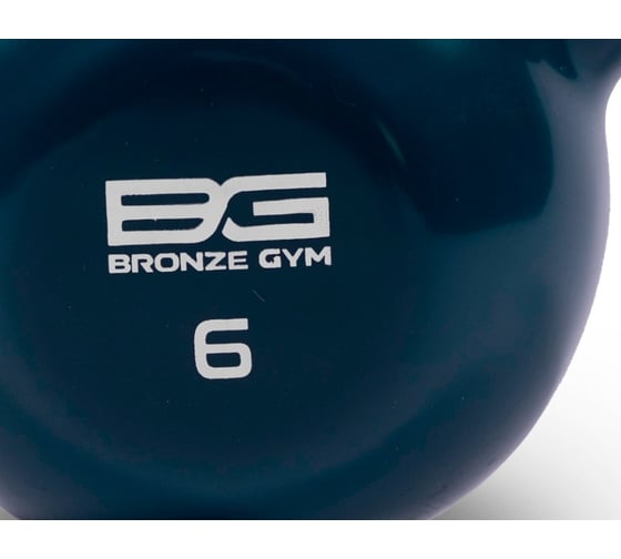 Гиря в виниловой оболочке Bronze gym 6 кг BGKBV06