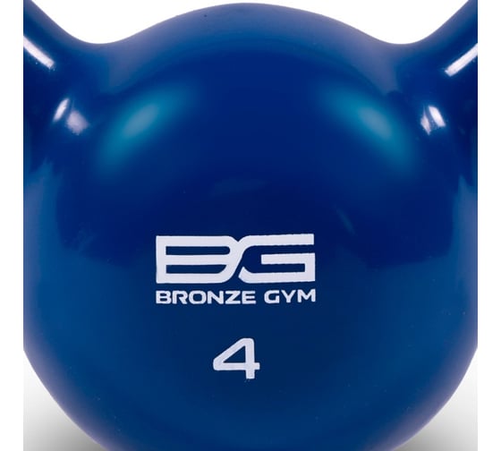 Гиря в виниловой оболочке Bronze gym 4 кг BGKBV04