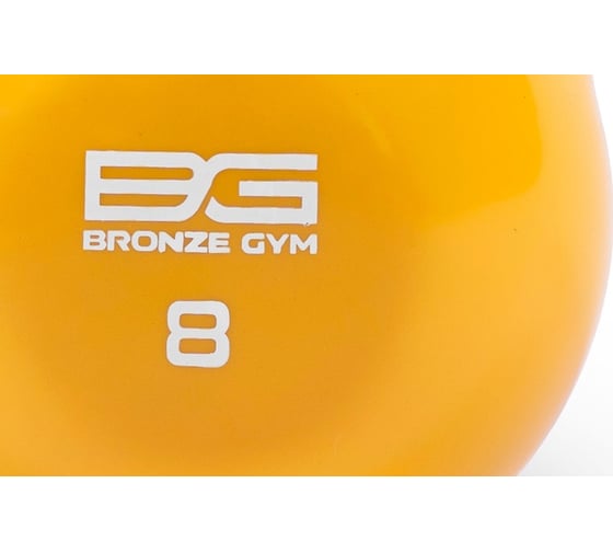 Гиря в виниловой оболочке Bronze gym 8 кг BGKBV08