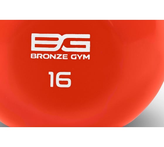 Гиря в виниловой оболочке Bronze gym 16 кг BGKBV16