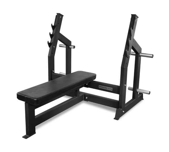 Силовая горизонтальная скамья для жима Bronze gym BG-AL-304 1