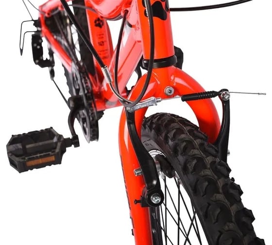 Детский велосипед DEWOLF RIDLY JR 20 neon red DWF2220010000