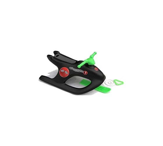 Снегокат черный Snowstorm pro Олимпик 93x50x38см