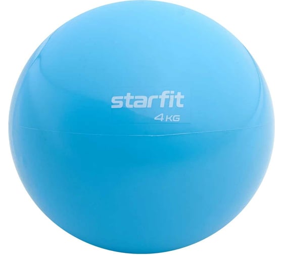 Медбол Starfit GB-703 4 кг, синий пастель УТ-00018931