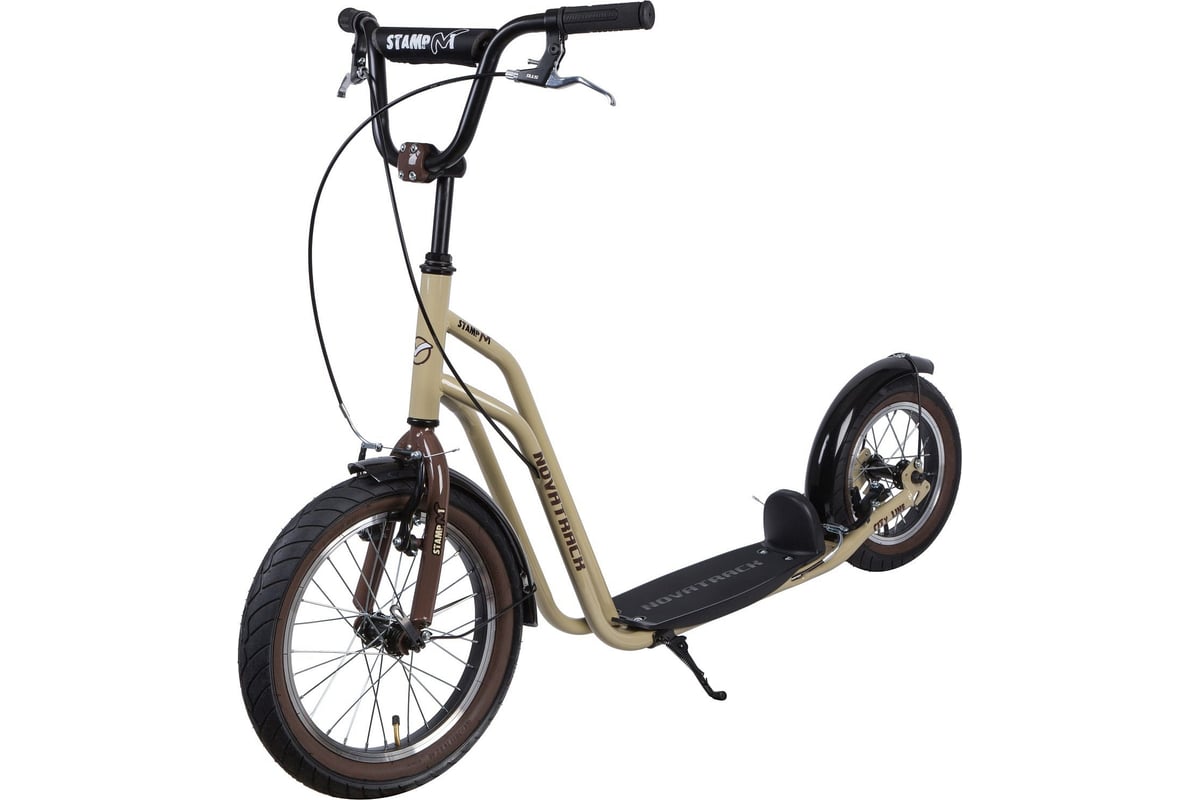 Внедорожный самокат NOVATRACK City Line, бежевый 16STAMPN1CL.BG8 ...