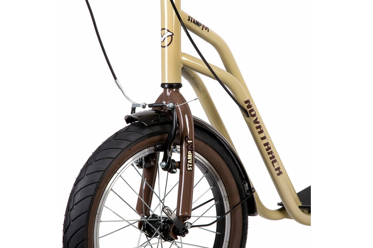 Внедорожный самокат NOVATRACK City Line, бежевый 16STAMPN1CL.BG8 ...