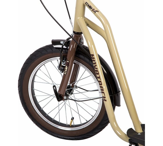 Внедорожный самокат NOVATRACK City Line, бежевый 16STAMPN1CL.BG8