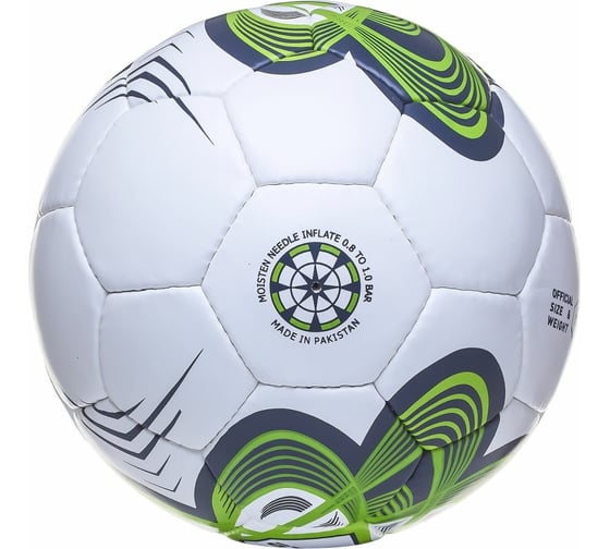 Футбольный мяч ATEMI ATOM, PU, зеленый, р.5 00-00005785